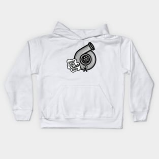 What does the turbo say? Kids Hoodie